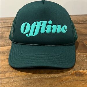 Green 'Offline' Trucker Hat